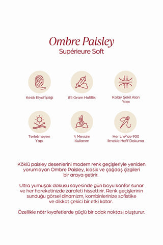 PAİSLEY SHADOW Superior Soft Desenli Şal Pembe