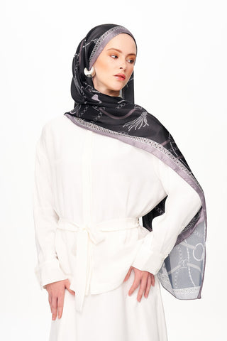 MYSTİQUE VİOLET Refined Jan Jan Şal Siyah
