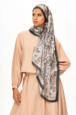 ROYAL TANGLE Refined Jan Jan Şal Koyu Kahve