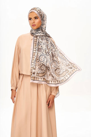 ROYAL TANGLE Refined Jan Jan Şal Açık Kahve