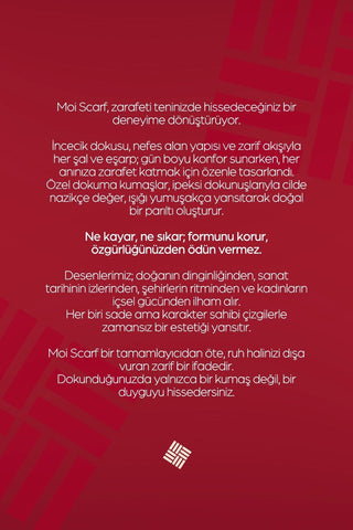 MOJ ANDALUS Refined Jan Jan Şal Toz Pembe