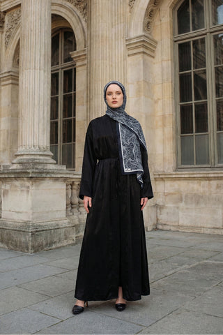 Pearl Palace Superior Soft Desenli Şal Siyah