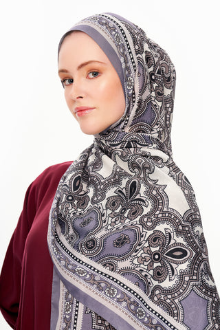 PAİSLEY SHADOW Superior Soft Desenli Şal Lila