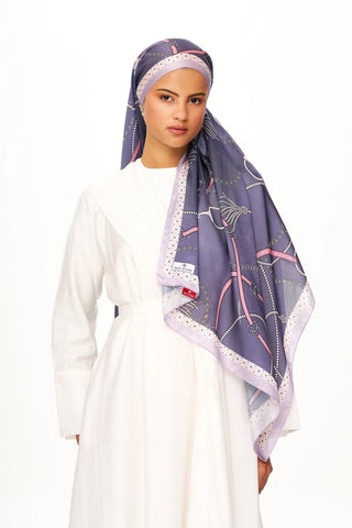 MYSTİQUE VİOLET Refined Jan Jan Şal Mor