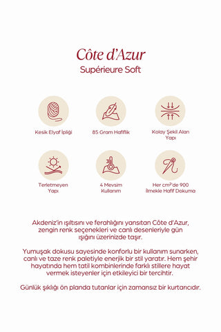 Moi Scarf Côte d’Azur Supérieur Soft Desenli Şal Bordo