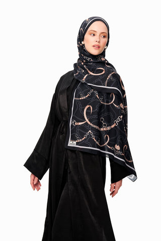 Côte d’Azur Superior Soft Desenli Şal Dark