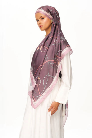 MYSTİQUE VİOLET Refined Jan Jan Şal Koyu Mor