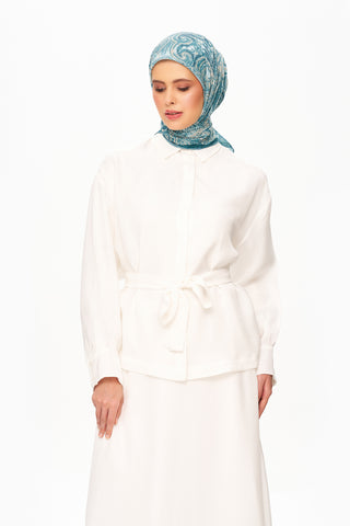 Moi Scarf Élégance Céleste Superior Soft Kare Eşarp Mint