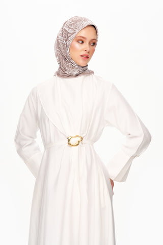 Moi Scarf Élégance Céleste Superior Soft Kare Eşarp Bej