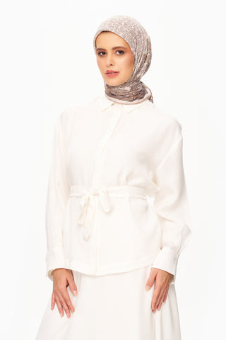 Moi Scarf Éternité Baroque Superior Soft Kare Eşarp Sütlü kahve