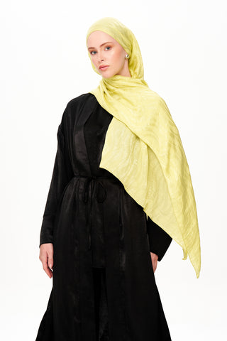 Moi Scarf Dérive de Sable Premium Jakarlı Şal Sarı
