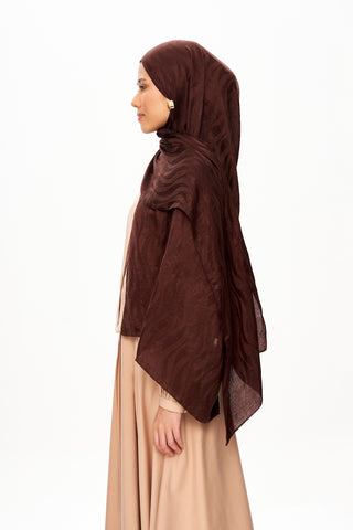Moi Scarf Dérive de Sable Premium Jakarlı Şal Telve