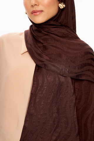 Moi Scarf Dérive de Sable Premium Jakarlı Şal Telve