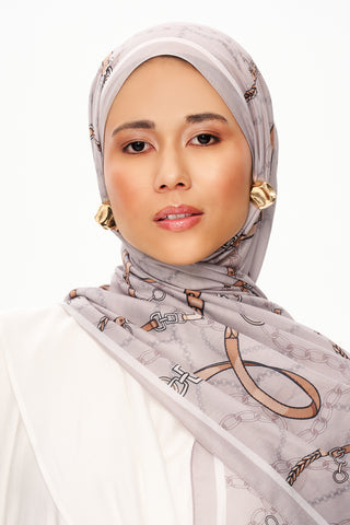 Moi Scarf Côte d’AzurSupérieur Soft Desenli Şal Bej