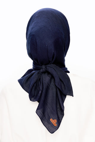 Moi Scarf SFERA Exquis Bambu Kraş Eşarp Gece Mavisi