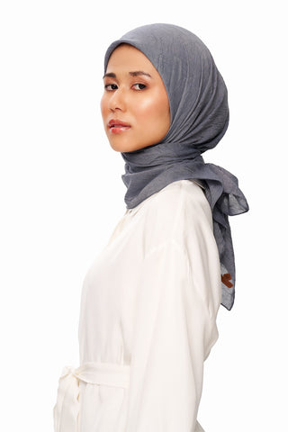 Moi Scarf SFERA Exquis Bambu Kraş Eşarp Taş Grisi