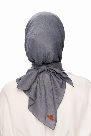 Moi Scarf SFERA Exquis Bambu Kraş Eşarp Taş Grisi