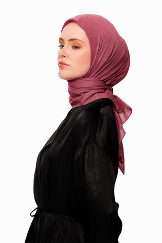 Moi Scarf SFERA Exquis Bambu Kraş Eşarp Nar Çiçeği Kurusu