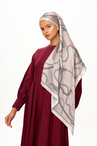 Moi Scarf MYSTİQUE VİOLETTE Refined Jan Jan Şal Bej
