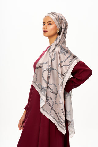 Moi Scarf MYSTİQUE VİOLETTE Refined Jan Jan Şal Bej