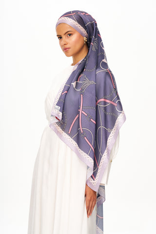 Moi Scarf MYSTİQUE VİOLETTE Refined Jan Jan Şal Mor