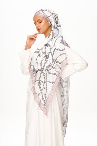 Moi Scarf MYSTİQUE VİOLETTE Refined Jan Jan Şal Pudra
