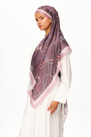 Moi Scarf MYSTİQUE VİOLETTE Refined Jan Jan Şal Koyu Mor