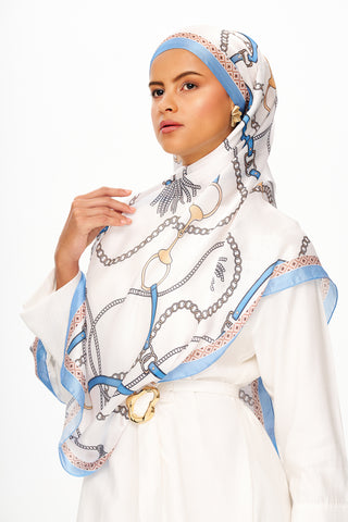 Moi Scarf MYSTİQUE VİOLETTE Refined Jan Jan Şal Ekru