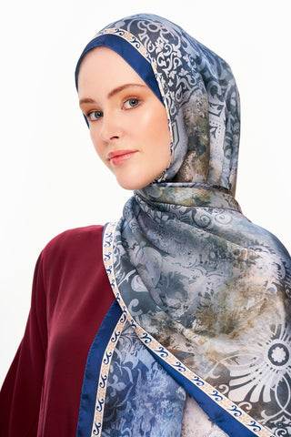 Moi Scarf Floraison Éthérée Raffinée Jan Jan Şal Saks