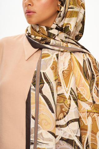 Moi Scarf Fleur de Brume Fleur de Brume Kahverengi