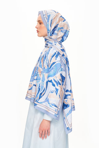 Moi Scarf Fleur de Brume Fleur de Brume Açık Mavi