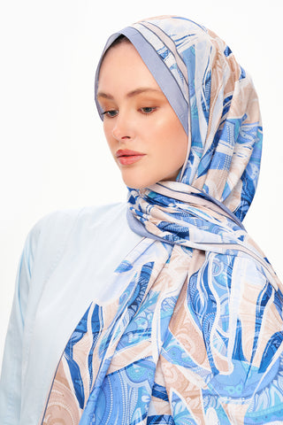 Moi Scarf Fleur de Brume Fleur de Brume Açık Mavi