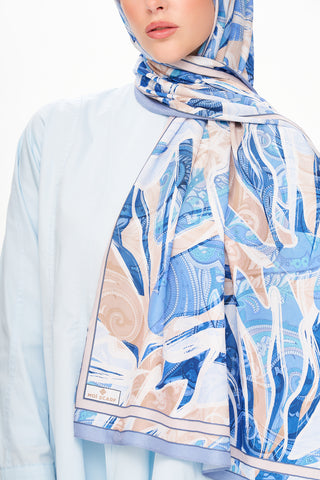 Moi Scarf Fleur de Brume Fleur de Brume Açık Mavi