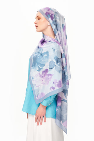 Moi Scarf Brume d’Amour Fransız İpeği Şal Lila