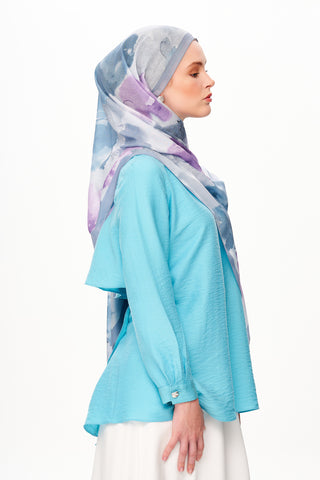 Moi Scarf Brume d’Amour Fransız İpeği Şal Lila
