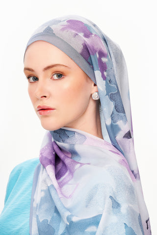 Moi Scarf Brume d’Amour Fransız İpeği Şal Lila