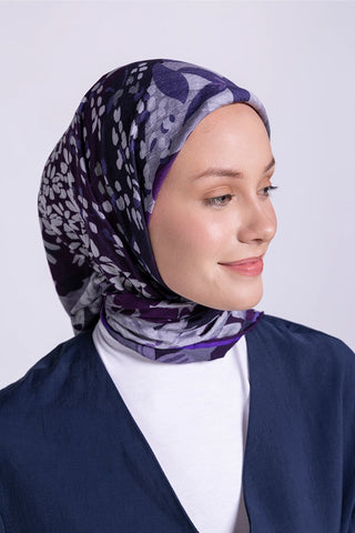 Amora Eşarp Silva Desen - Mor