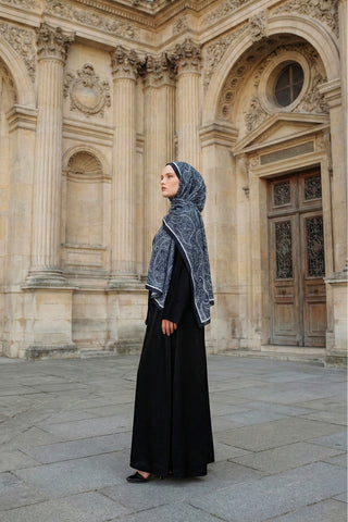 Pearl Palace Superior Soft Desenli Şal Siyah