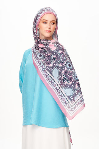 PAİSLEY SHADOW Superior Soft Desenli Şal Pembe