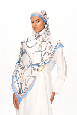 MYSTİQUE VİOLET Refined Jan Jan Şal Ekru